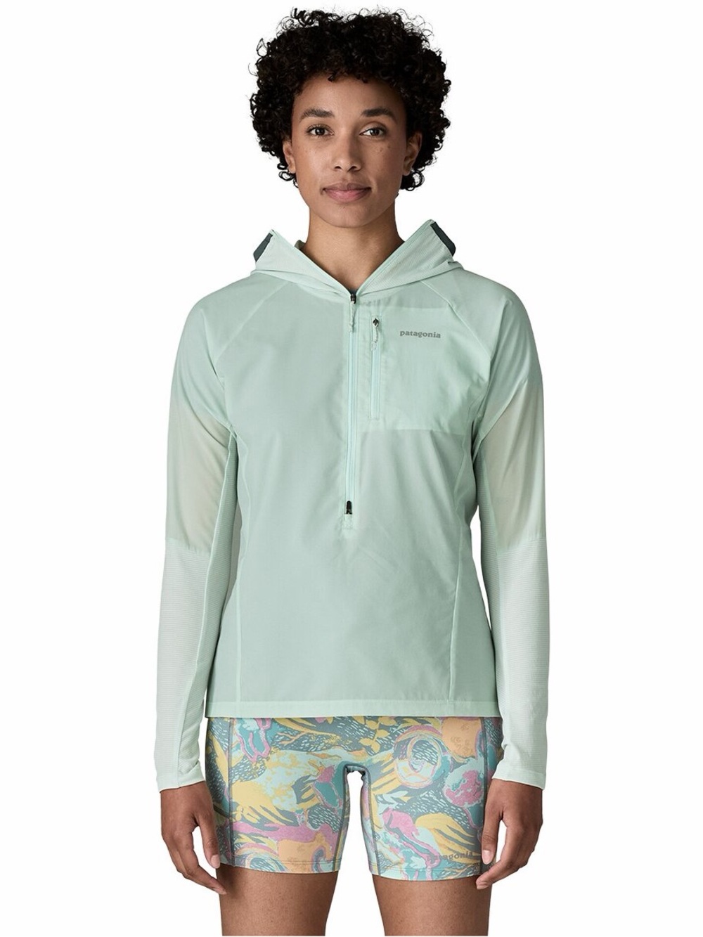 Patagonia Women’s Airshed Pro Pullover Jacket Super Lightweight in Wispy Green L